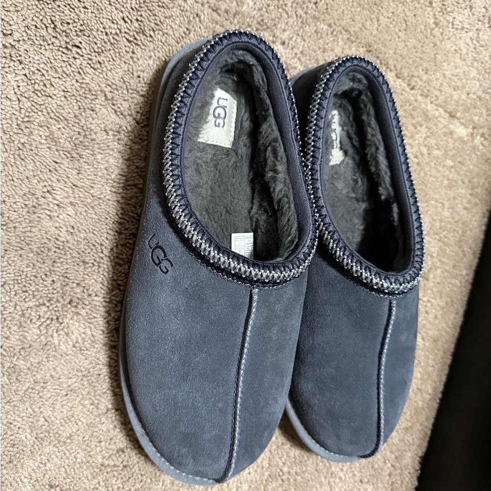 UGG Men's Gray Slippers Brand New
